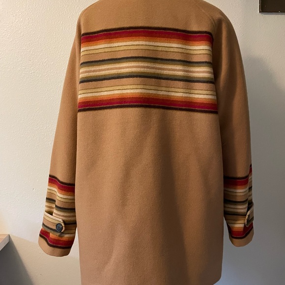Pendleton Sunset Stripe Jacquard coat large - Picture 3 of 9